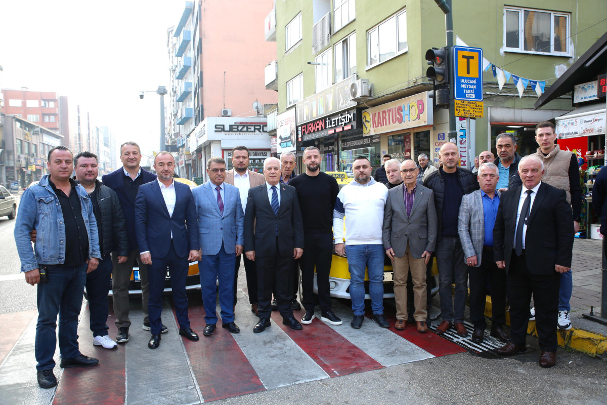 Başkan Bozbey’den taksicilerin sorunlarına çözüm