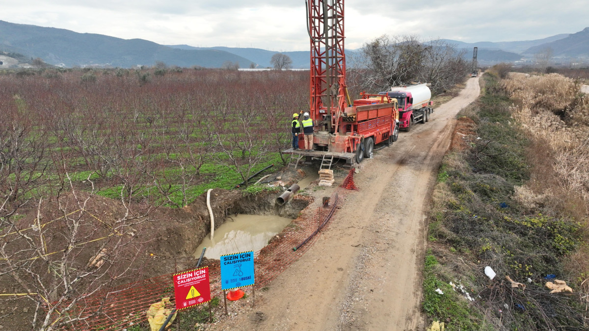 Bursa Büyükşehir, yeni içme su kuyuları için harekete geçti