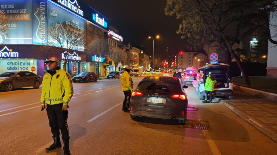 Bursa İnegöl'de trafik uygulaması!