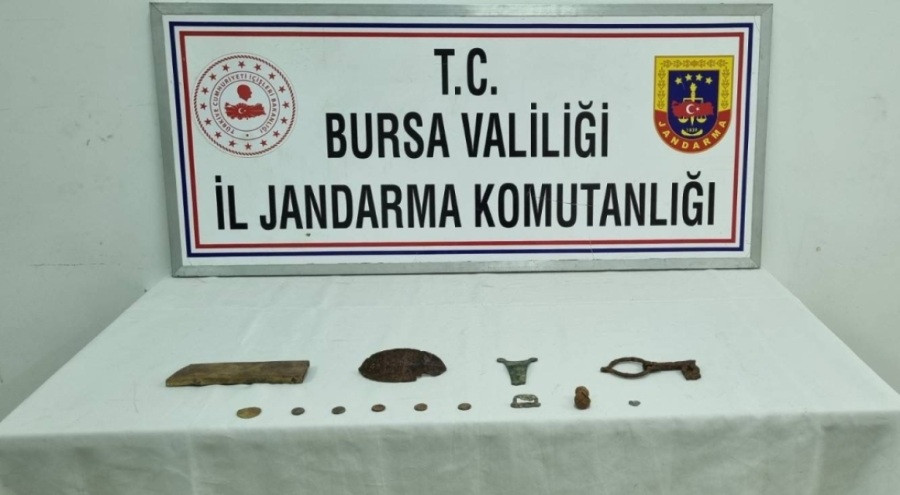 Bursa'da kaçak kazı operasyonunda 7 gözaltı!