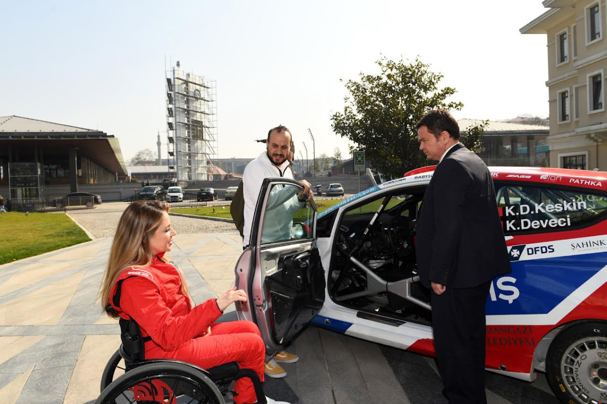 Engelli ralli pilotu Kübra Keskin’in hedefi Türkiye şampiyonluğu