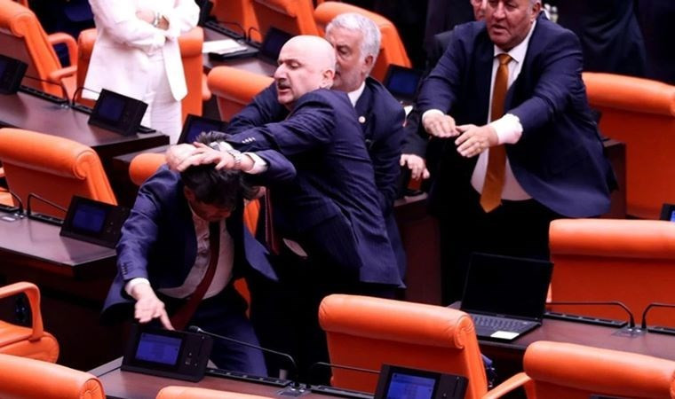 Erdoğan'ın başdanışmanından Meclis'te DEM Partili vekilin darbedilmesine destek